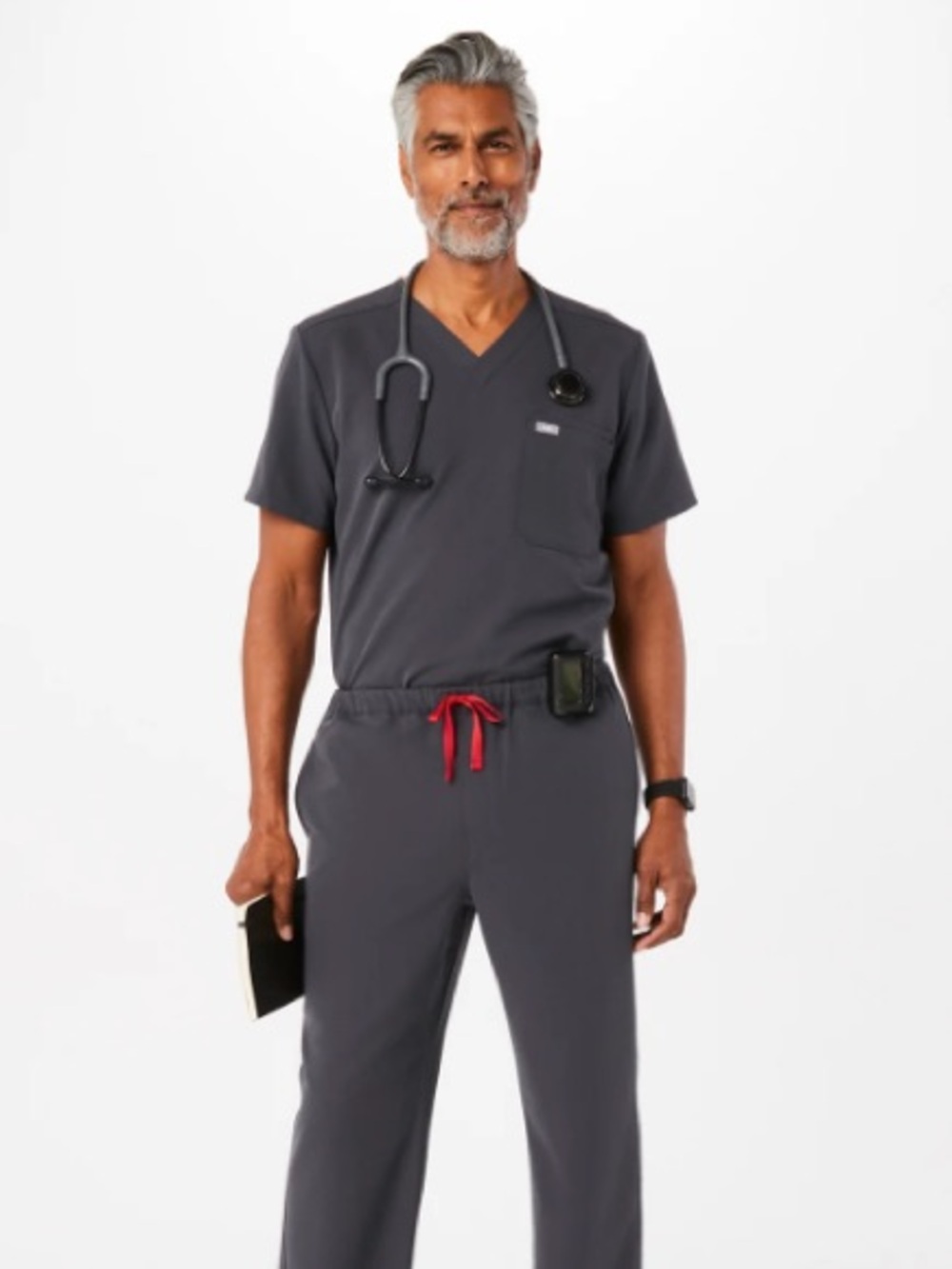 FIGS Mens Technical Collection V Neck Top/Joggers Pants Scrub Medical Set | S